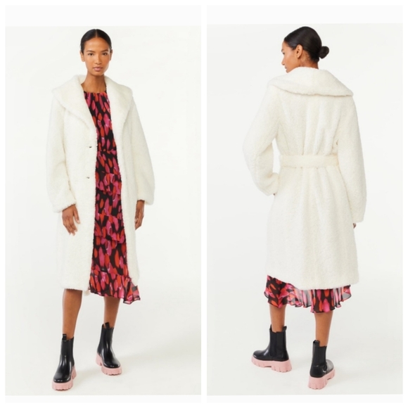 Scoop | Winter White Teddy Coat - Picture 2 of 9